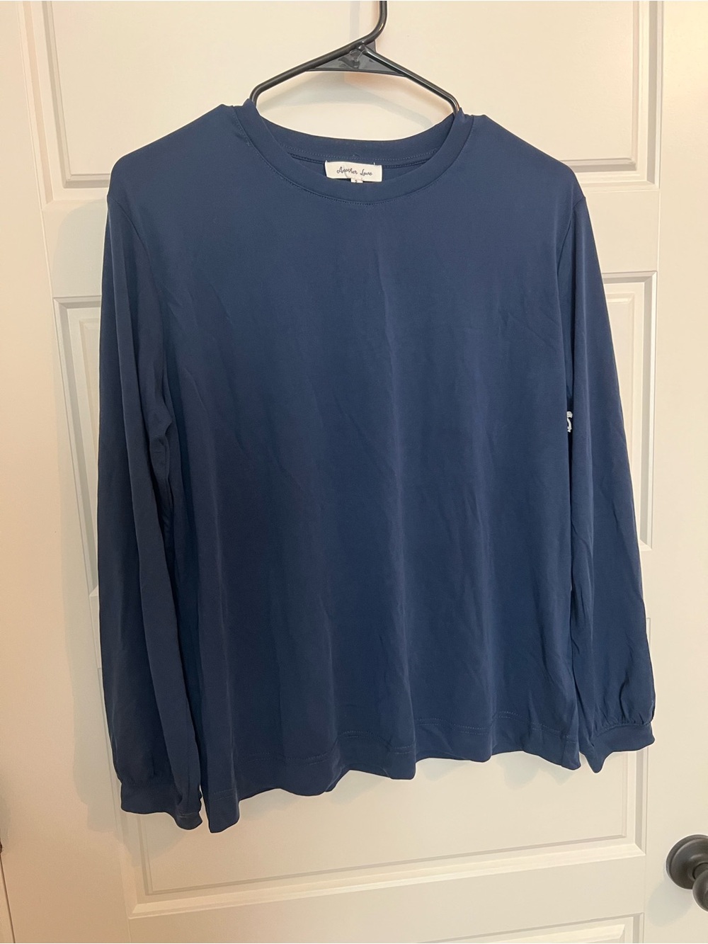Another Love Long Sleeve Tee in Navy Blue